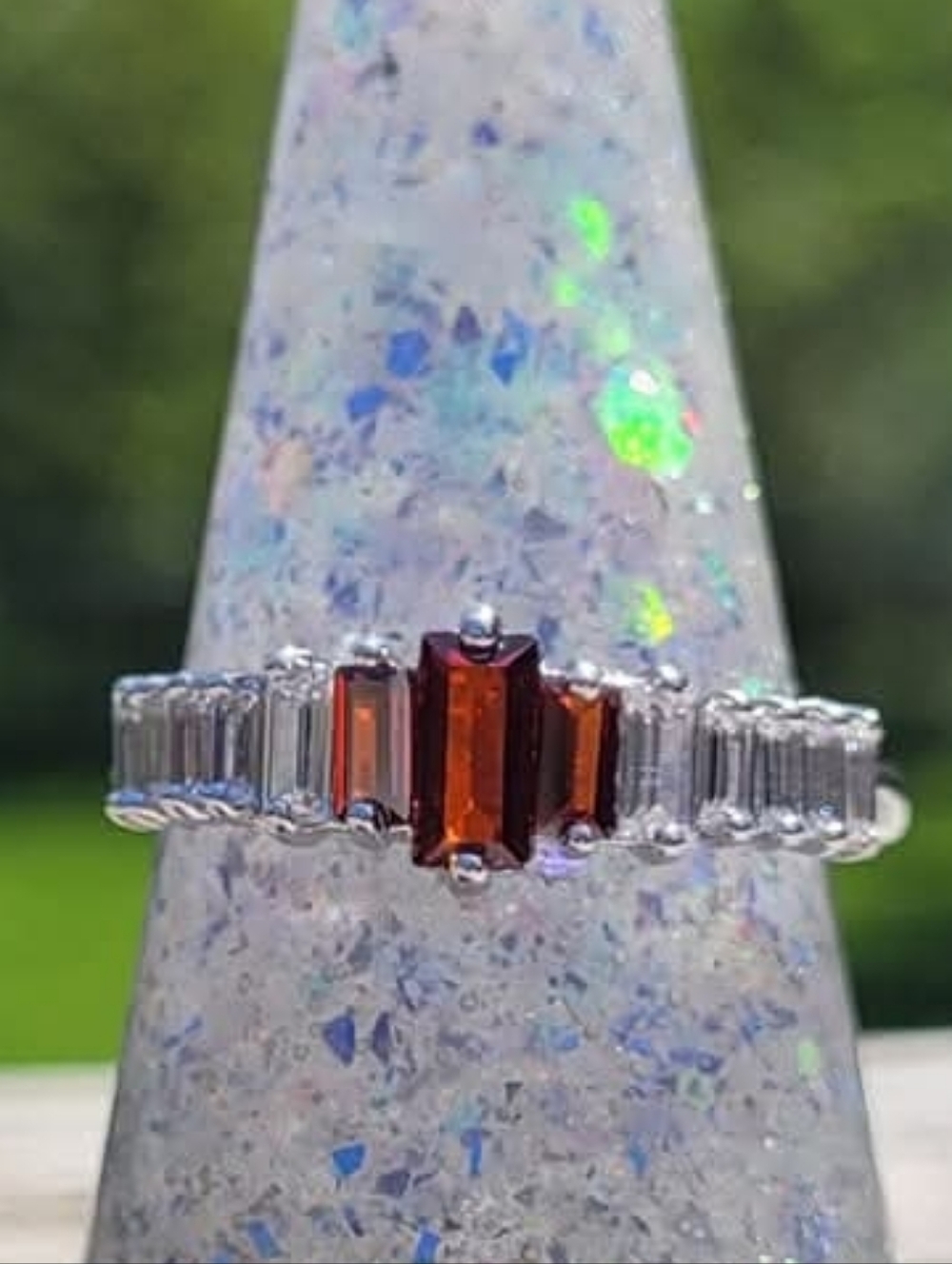 Garnet Ring - Size 9